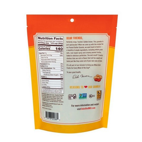 Bobs Red Mill, Peanut Butter Granola, 11 Oz(Case Of 6)