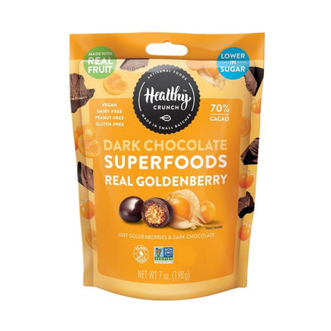 Healthy Crunch, Superfood Real Golden Berry Dark Chocolate, 7 Oz(Case Of 6)