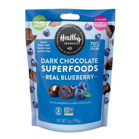 Healthy Crunch, Superfood Dark Chocolate Real Blueberry, 7 Oz(Case Of 6)