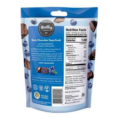 Healthy Crunch, Superfood Dark Chocolate Real Blueberry, 7 Oz(Case Of 6)