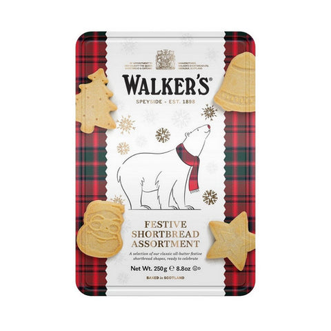 Assorted Shortbread Polar Bear Tin 8.8 Oz(Case Of 6) by Walkers