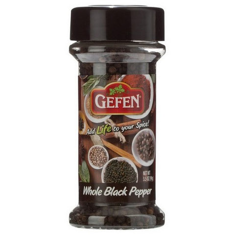 Gefen, Whole Black Pepper, 3.5 Oz(Case Of 12)