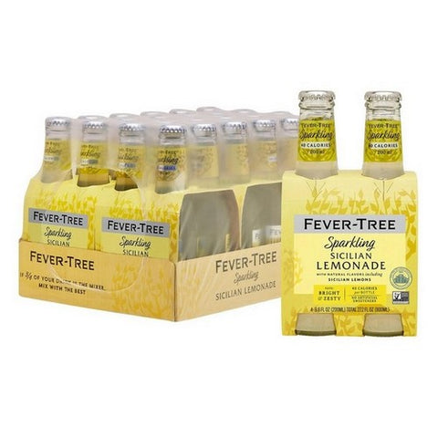 Fever Tree, Sparkling Sicilian Lemonade, 27.2 Oz(Case Of 6)