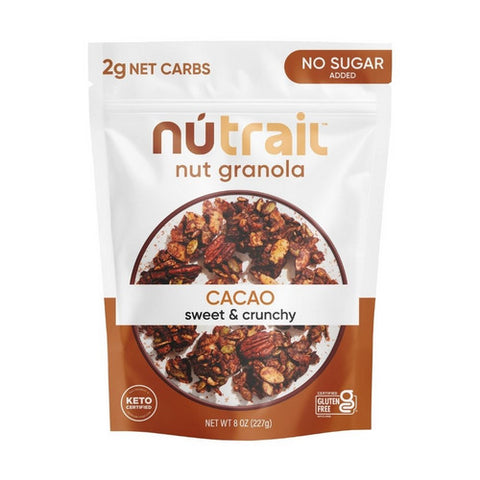Nutrail, Keto Cacao Nut Granola, 8 Oz(Case Of 6)