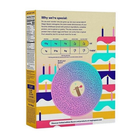 Magic Spoon, Birthday Cake Cereal, 7 Oz(Case Of 8)