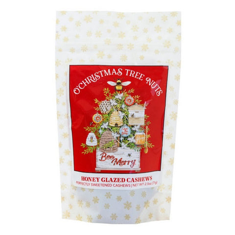 Maisie Janes, Honey Glazed Cashew Nuts Christmas, 2.5 Oz(Case Of 12)