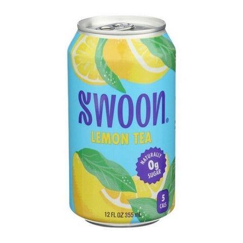 Swoon, Lemon Tea Zero Sugar, 12 Oz(Case Of 12)