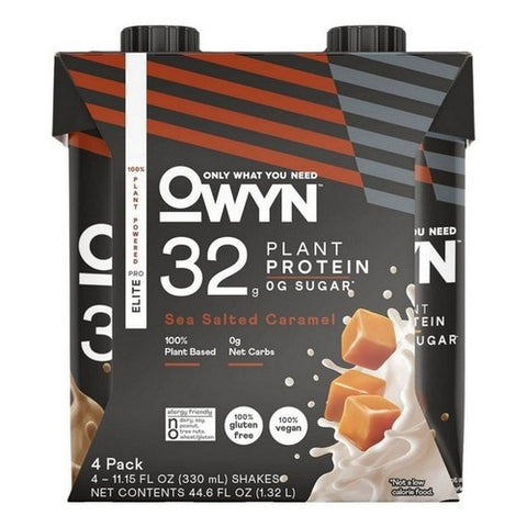 Owyn, Caramel Elite Protein Salted, 44.6 Oz(Case Of 3)