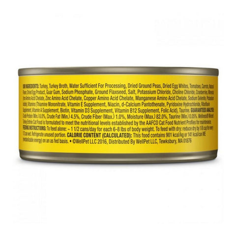 Wellness, Minced Turkey Entree Cat Food, 5.5 Oz (Case Of 24)