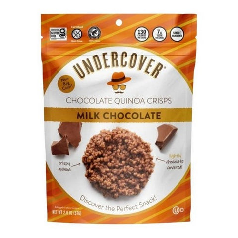 Undercover Quinoa, Quinoa Milk Chocolate, 2 Oz (Case Of 12)