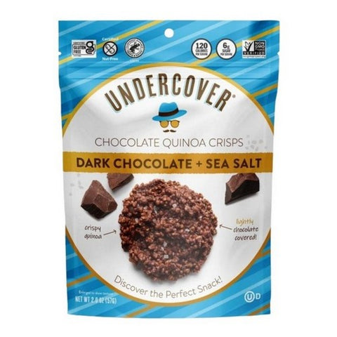 Undercover Quinoa, Dark Chocolate Plus Sea Salt, 2 Oz (Case Of 12)