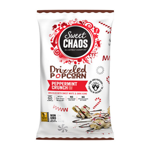 Sweet Chaos, Drizzled Popcorn Peppermint Crunch, 5.5 Oz (Case Of 12)