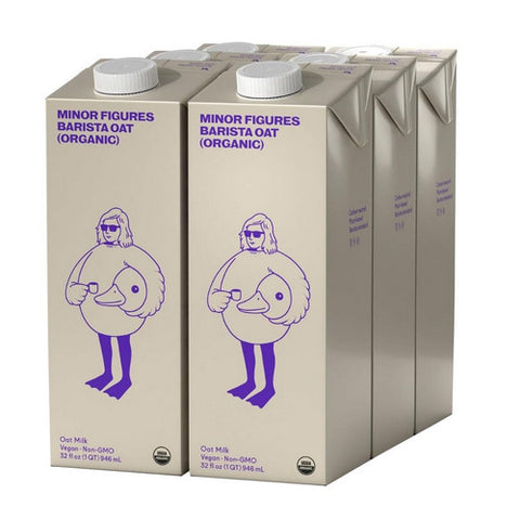 Minor Figures, Organic Barista Oat Milk, 32 Oz (Case Of 6)