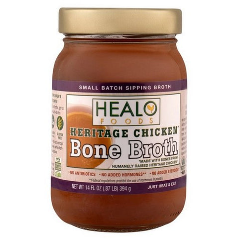 Healo Foods, Heritage Chicken Bone Broth, 14 Oz (Case Of 6)
