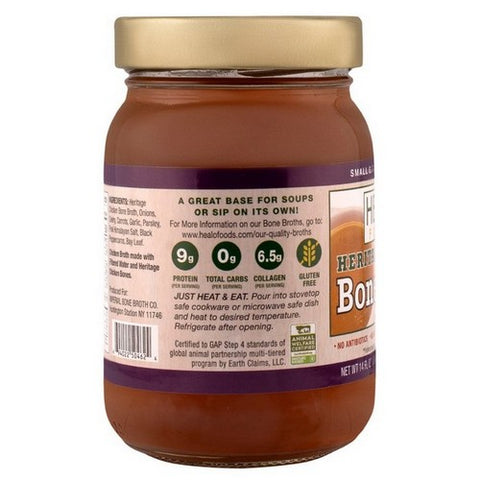 Healo Foods, Heritage Chicken Bone Broth, 14 Oz (Case Of 6)