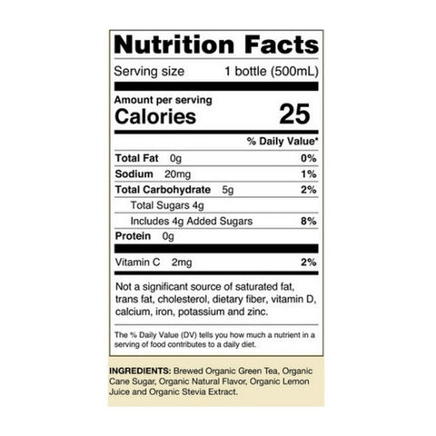 Saint James Brands Llc, Organic Green Tea Passion Fruit And Peach, 16.9 Oz (Case Of 12)