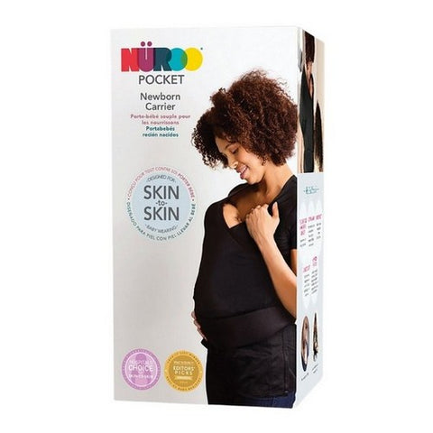 Brownmed, Baby Carrier Shirt NuRoo Pocket Medium Black Short Sleeve Female, 1 Count
