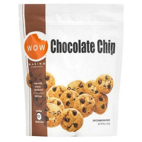 WOW, Chocolate Chip Cookies, 8 Oz(Case Of 6)