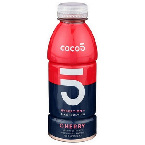 Coco5, Cherry Coconut Water, 16.9 Oz(Case Of 12)