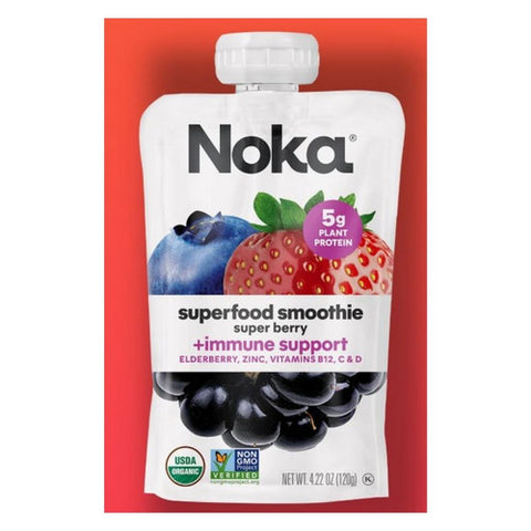 Noka, Smoothie Super Berry, 4.22 Oz(Case Of 6)