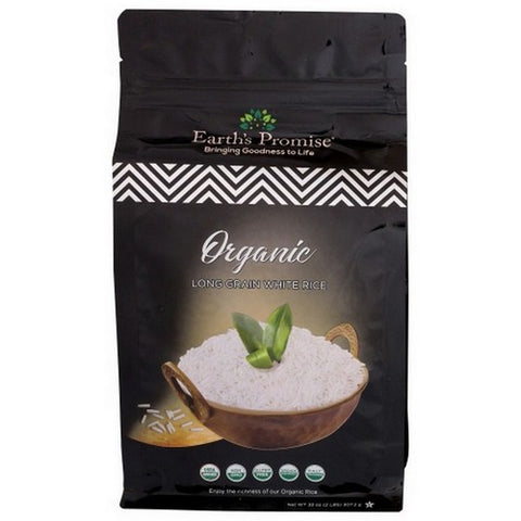 Earths Promise, Organic Long Grain White Rice, 2 Lbs(Case Of 5)