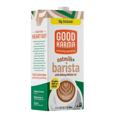 Good Karma, Milk Barista Plant Unsweetened, 32 Oz(Case Of 6)