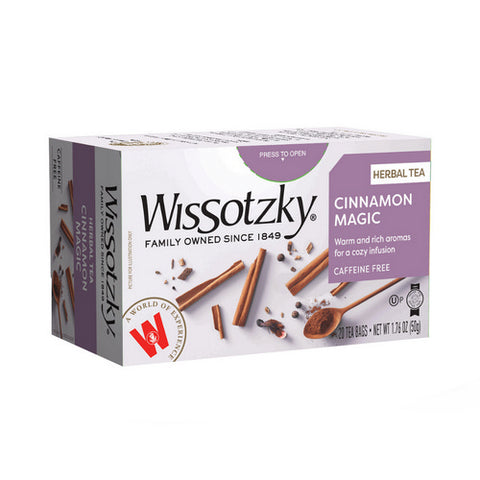 Wissotzky, Cinnamon Magic Tea, 20 Bags(Case Of 6)
