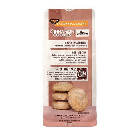 La Monarca Bakery, Cinnamon Cookies, 6 Oz(Case Of 8)