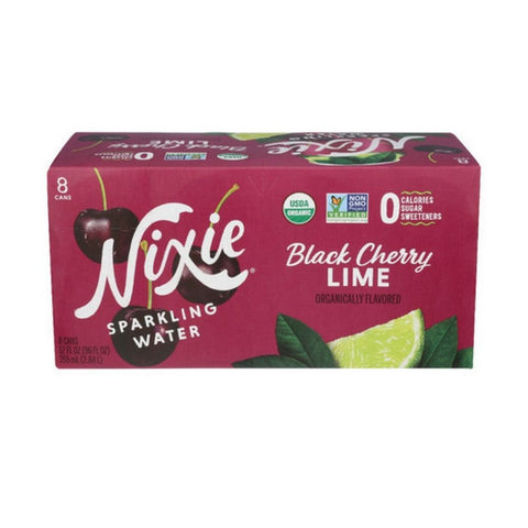 Sparkling Water Black Cherry Lime
 96 Oz(Case Of 3) by Nixie