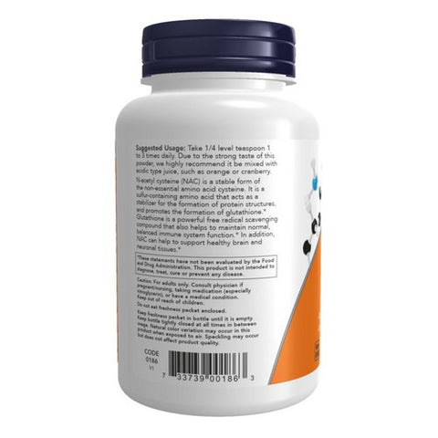Now Foods, Nac (N-Acetyl Cysteine) Powder, 4 Oz