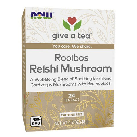 Now Foods, Rooibos Reishi Mushroom Teas, 24 Bags