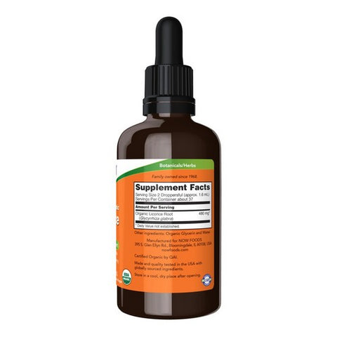 Now Foods, Organic Licorice Glycerite, 2 Oz