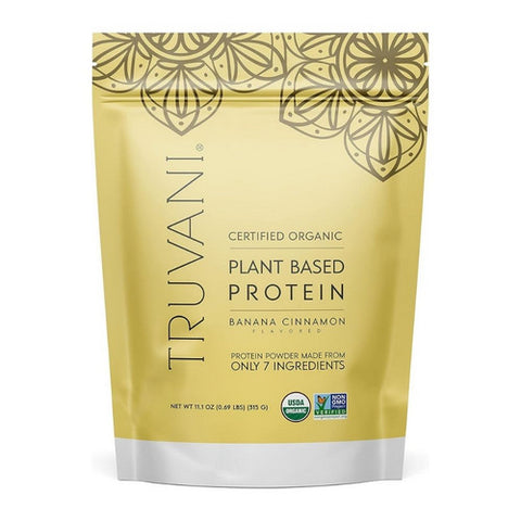 Truvani, Organic Plant Protein Powder Banana Cinnamon, 11.1 Oz