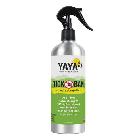 Yaya Organics, All Natural Tick Ban Repellents, 16 Oz
