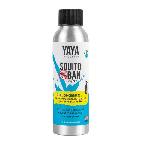 Yaya Organics, Squito Ban Refill Concentrate Mosquito Repellent, 4 Oz