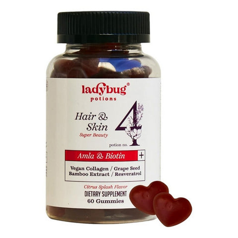 Ladybug Potions, Super Beauty Hair And Skin, 60 Gummies