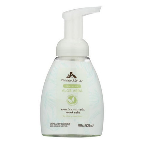 Essentials, Foaming Glycerin Hand Soap Aloe Vera, 8 Oz