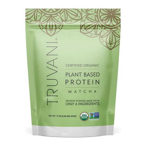Truvani, Organic Plant Based Protein Powder Matcha, 312 Grams