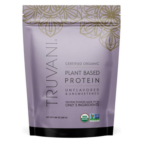 Truvani, Organic Plant Protein Powder Unflavored, 9.88 Oz