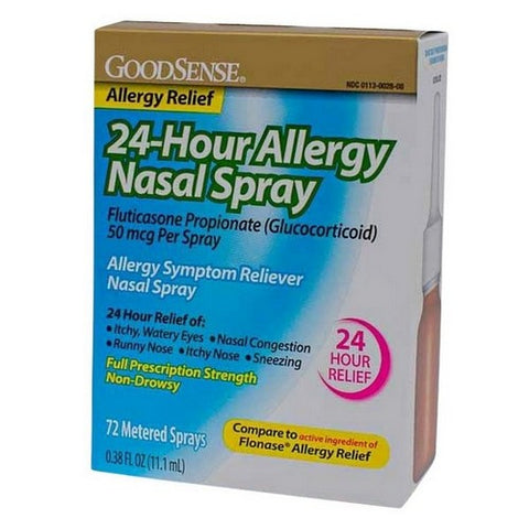 ScarAway, 24 Hour Allergy Nasal Spray Fluticasone Propionate, 11.1 mL