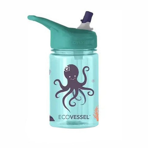EcoVessel, Kids Underwater Splash Water Bottle, 12 Oz