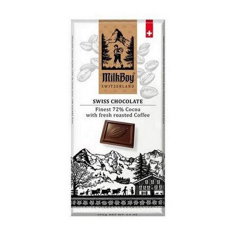 72% Dark Chocolates With Fresh Roasted Coffee Bar 3.5 Oz by The Humble Co