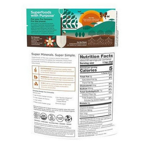 The Humble Co, Organic Superfood Plus Sea Veggie Blend, 4.2 oz.