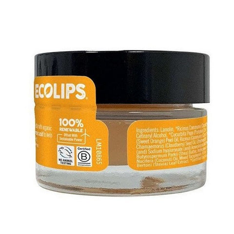 The Humble Co, Orange Daytime Plumping Lip Mask Jar, 0.39 Oz