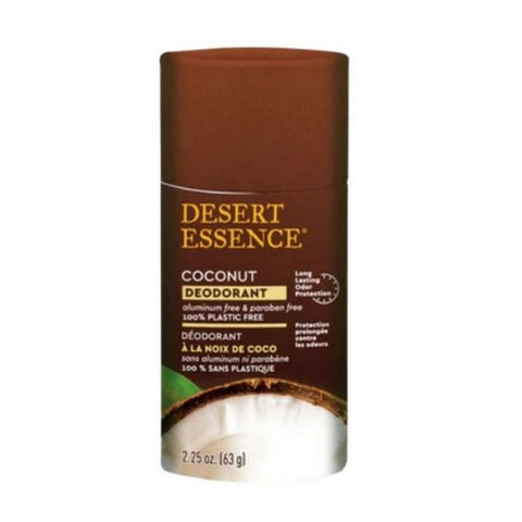 Coconut Plastic Free Deodorant 2.25 Oz by Desert Essence