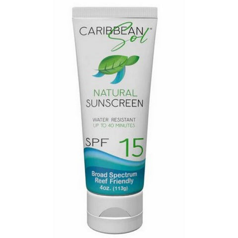 Caribbean Solutions, Mineral Sunscreen Lotion SPF 15, 4 Oz