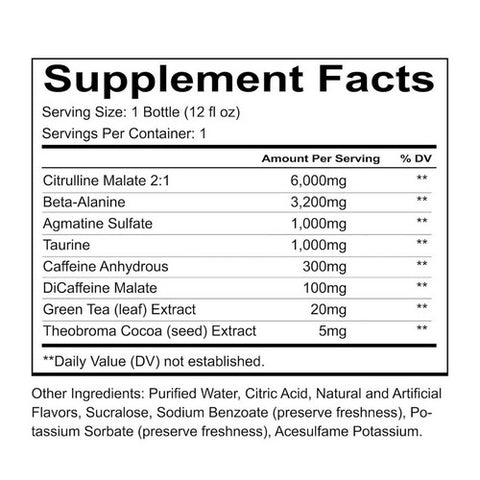 JST WRK Energy, RedCon1 Total War Cali Splash, 12 Count