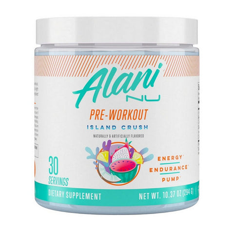 Pre Workout Island Crush 10.2 Oz by Alani Nu