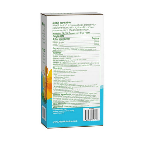Alba Botanica, Alba Bontanica Sunscreen Coconut SPF 50 Spray, 16 Oz