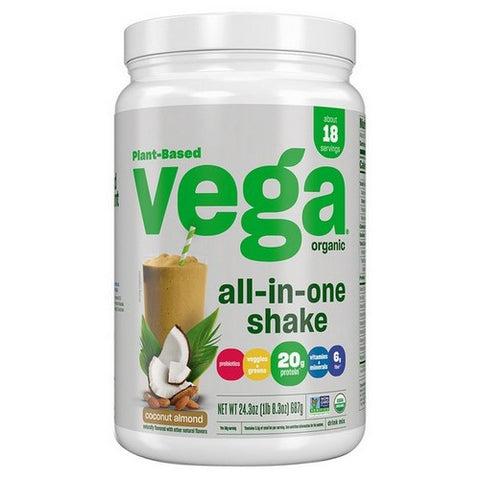 Vega, One Organic All In One Shake Coconut Almond, 24.3 Oz